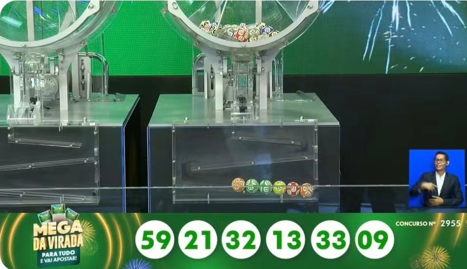 Mega da Virada 2025: veja as dezenas sorteadas para o prêmio de R$ 1,09 bilhão